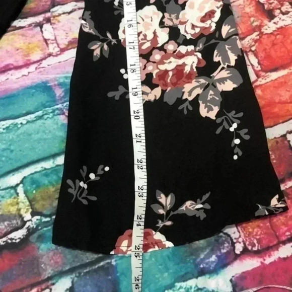 Isabel maternity dress/top XS‎ black with floral print - Picture 5 of 9